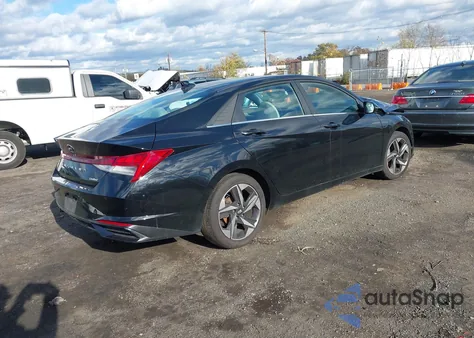2021 Hyundai Elantra Limited z USA, uszkodzony, nr VIN KMHLP4AG9MU155720